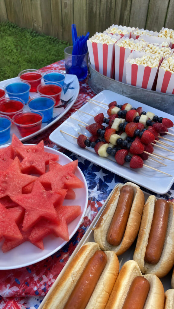 Patriotic Poolside Snack Bar