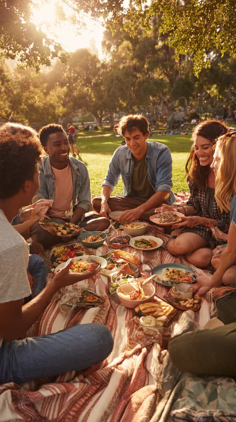 Friends Group Picnic Party - Image 2