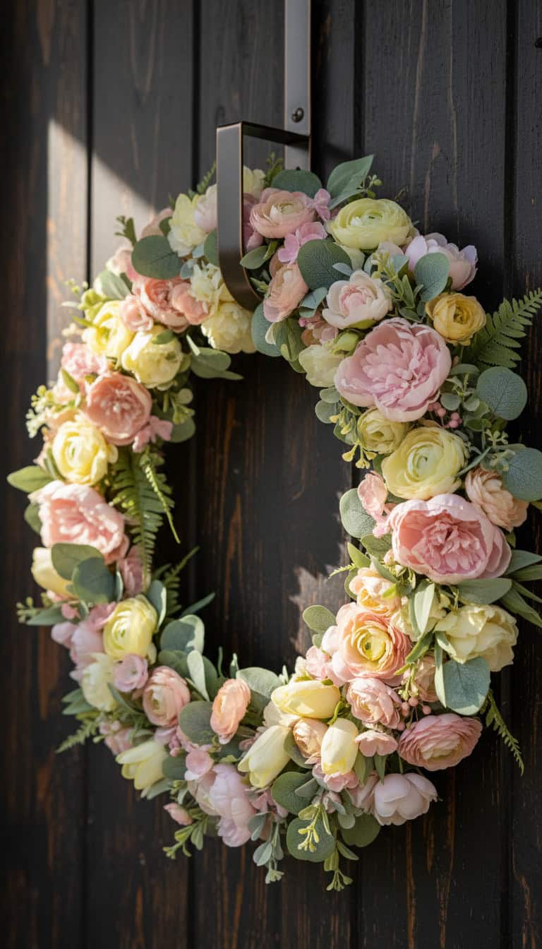 Front Door Wreath Ideas and Hangers That Last All Spring