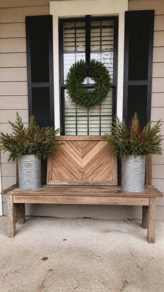 Matching Planters with Seasonal Greenery