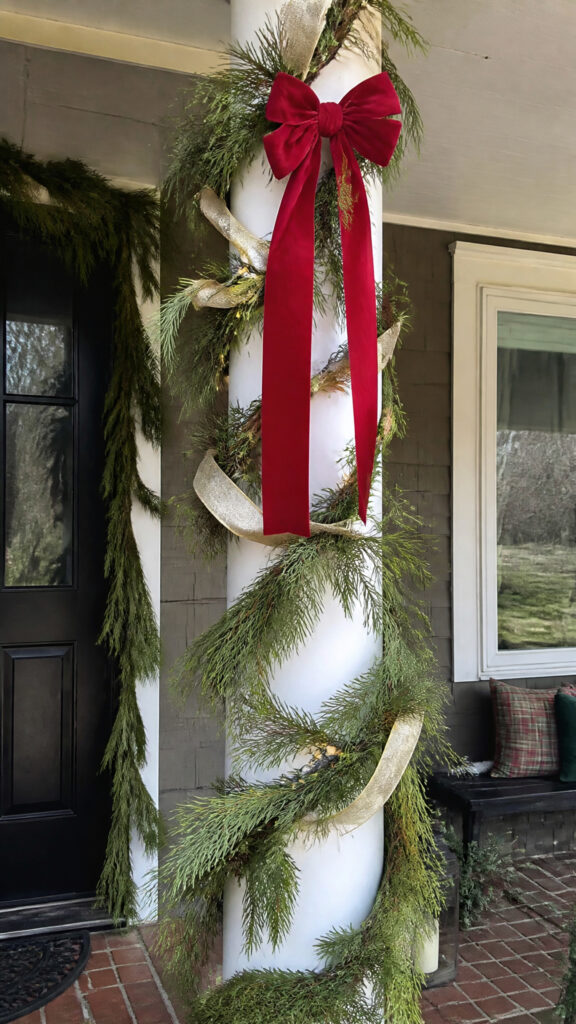 Ribbon and Bow Accents That Make Your Columns Pop