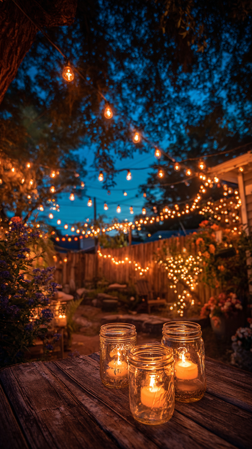 Fun DIY Lighting and Ambiance Ideas for Evening Events - Image 2
