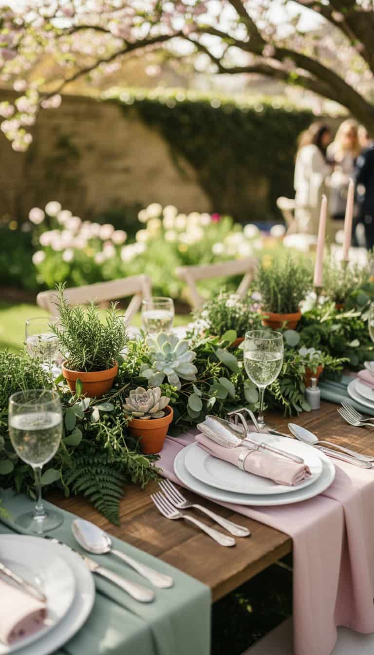 Garden Party Table Decor