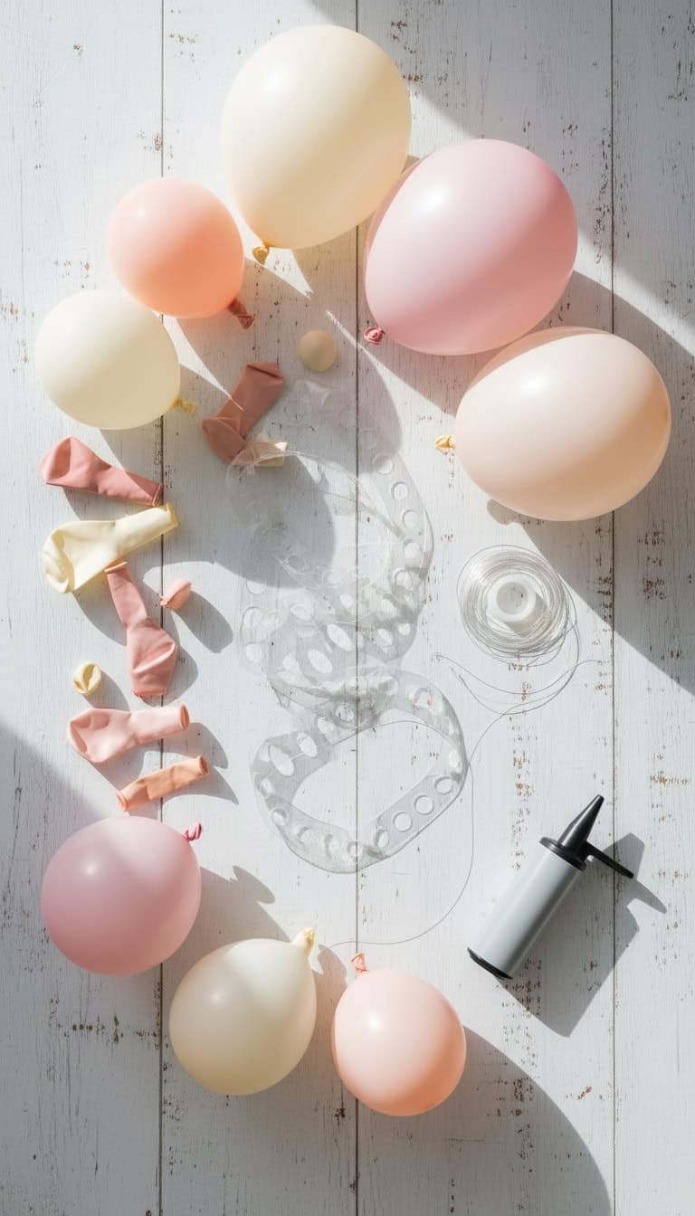 Gathering Your Supplies for a Simple Balloon Garland