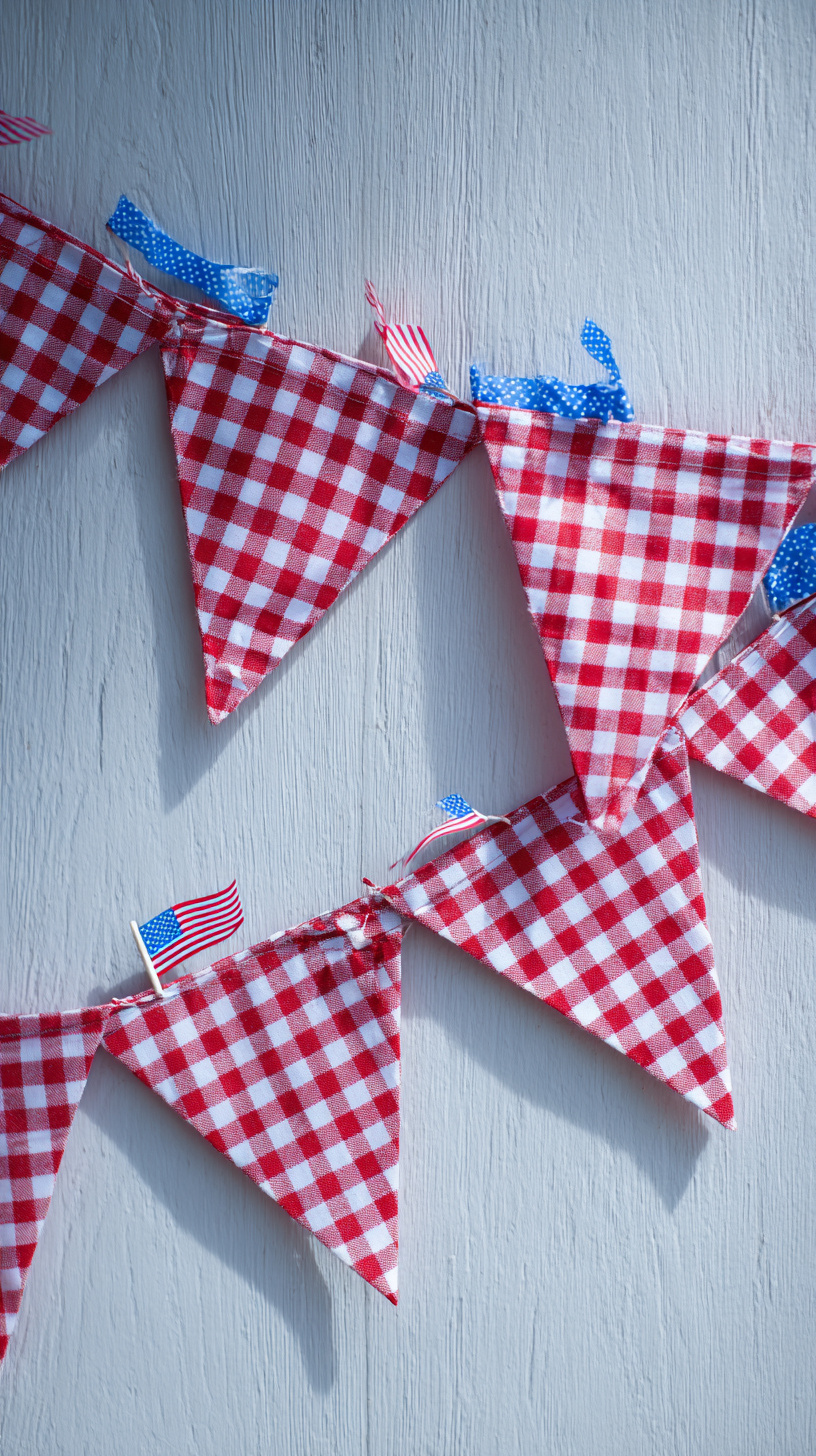 Gingham Tablecloth Wall - Image 2