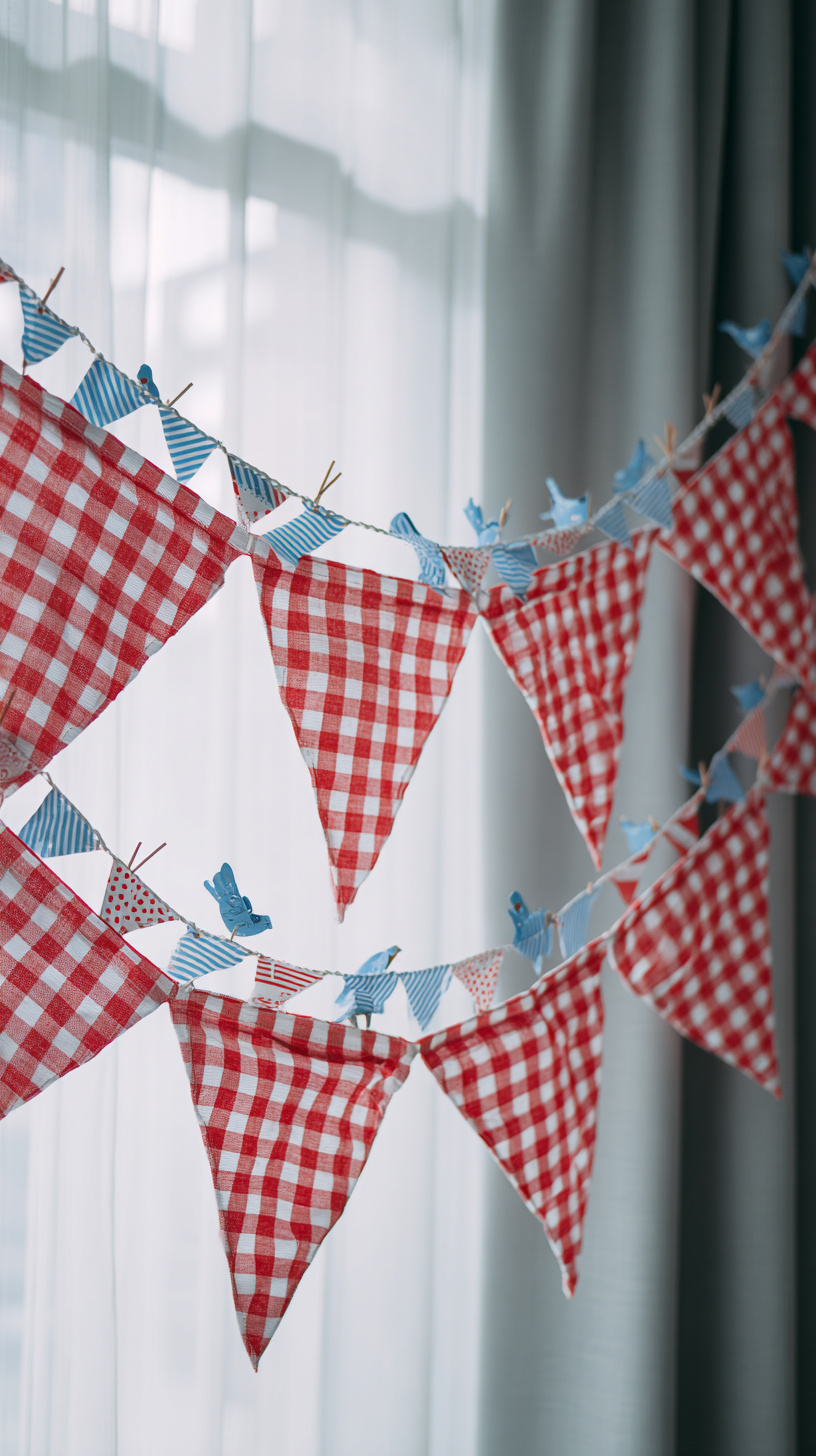 Gingham Tablecloth Wall - Image 3