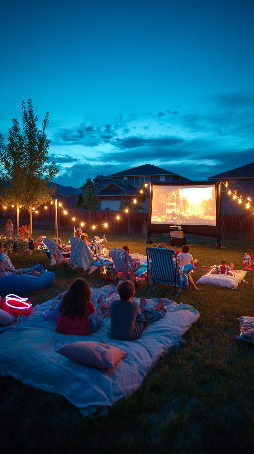 Glow-in-the-Dark Outdoor Movie Night - Image 2