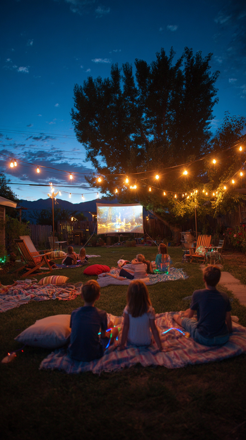 Glow-in-the-Dark Outdoor Movie Night - Image 1