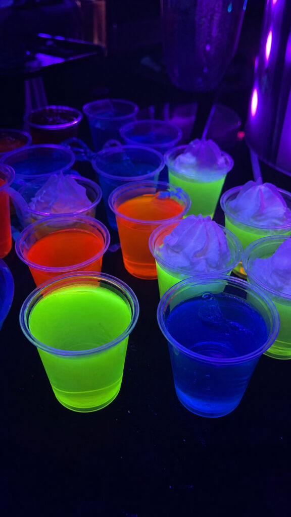 Glow In The Dark Jello Cups