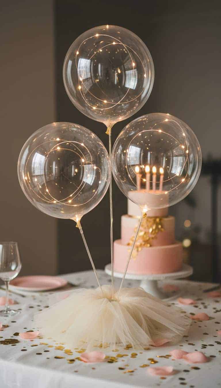 Glowing Birthday Centerpiece