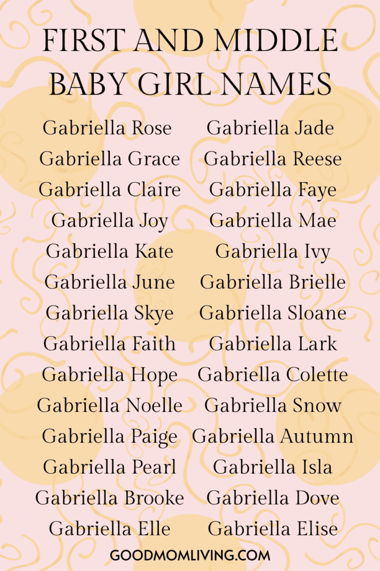 Choosing a Middle Name That Lets Gabriella Feel Bold Yet Soft - Good ...