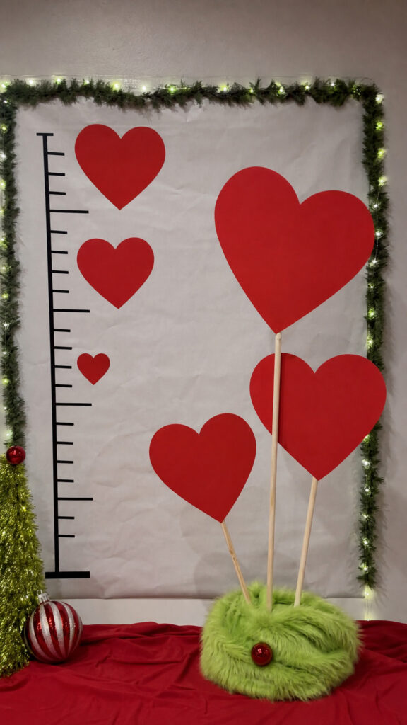 Grinch Heart Measuring Activity