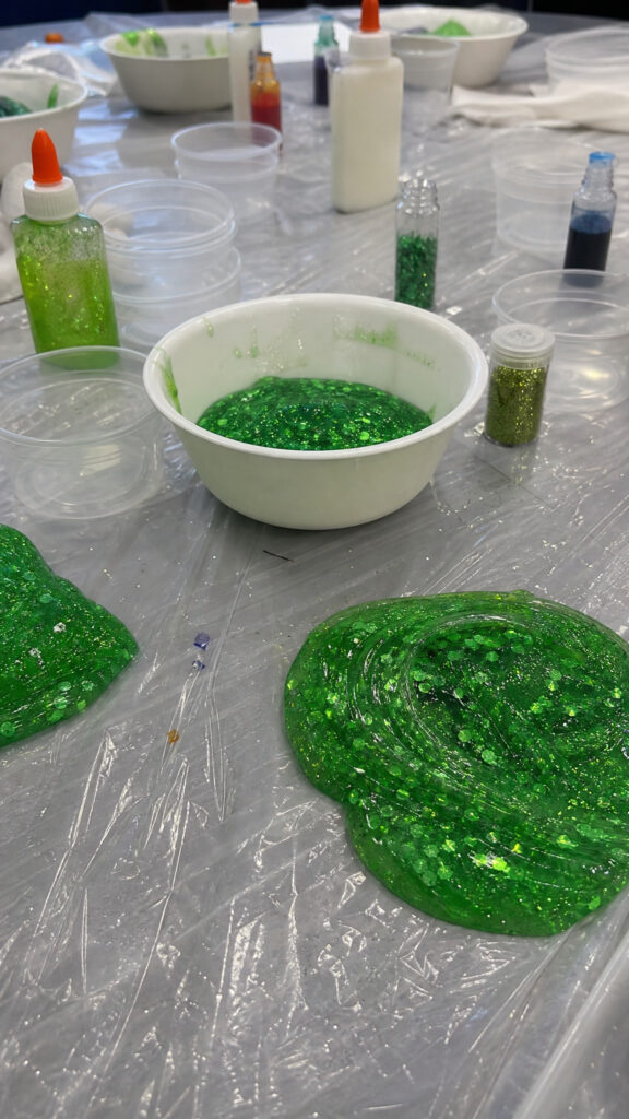 Grinch Slime Making Station