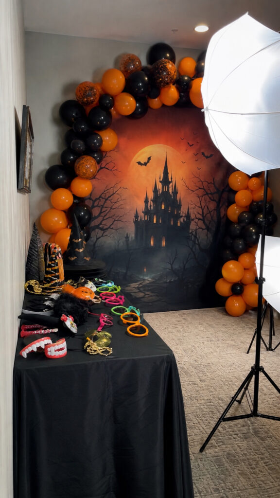 Spooky Photo Booth Station
