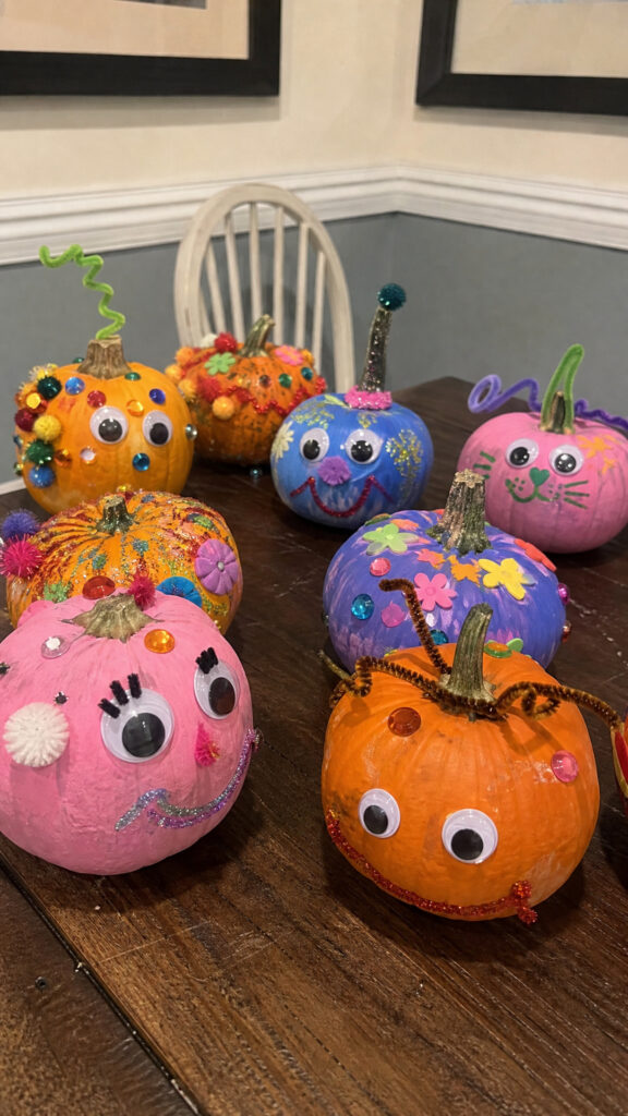 Create a Pumpkin Decorating Station