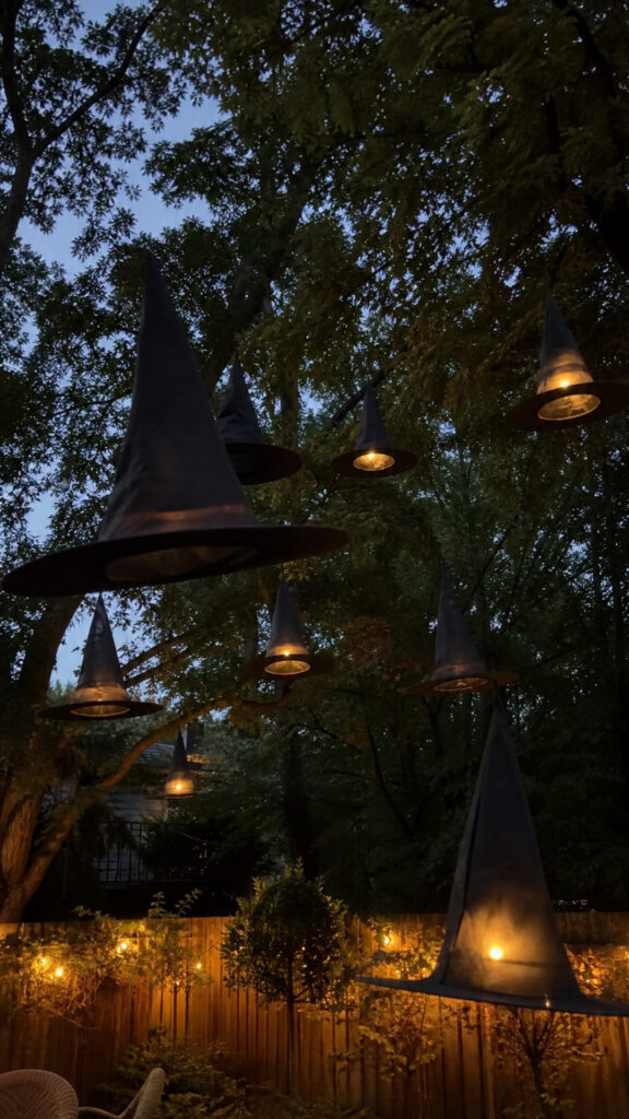 Floating Witch Hat Luminaries