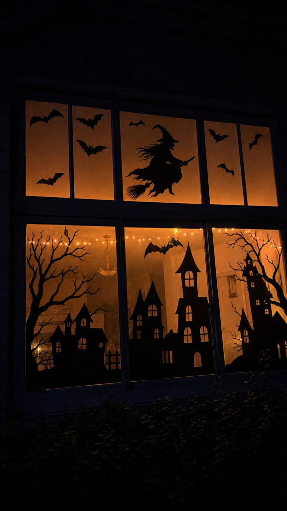 Spooky Silhouette Window Clings