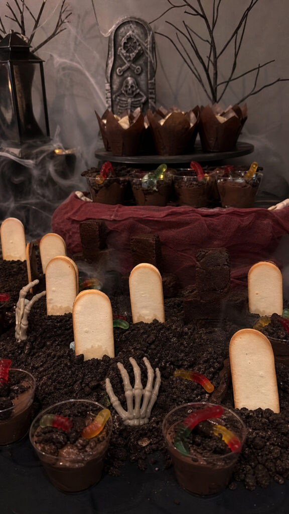 Graveyard Dessert Display