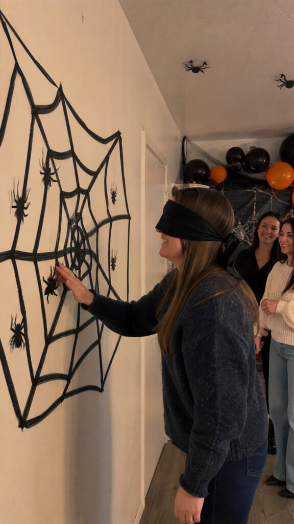 Pin The Spider On The Web