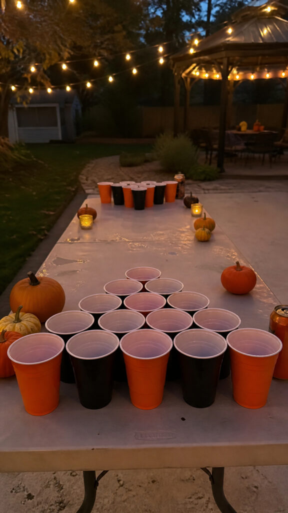 Pumpkin Beer Pong