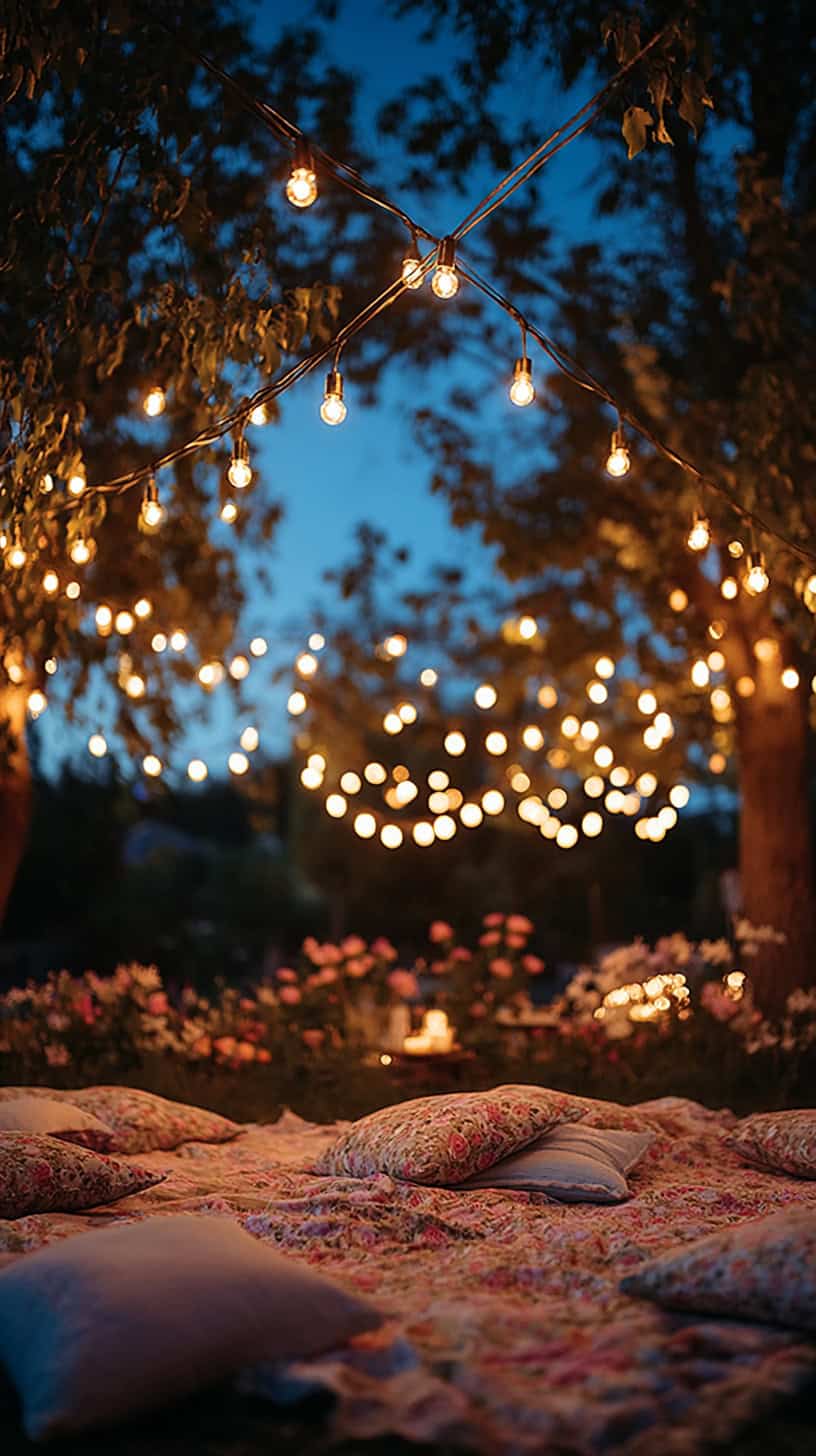 Hanging Fairy Lights - Image 1
