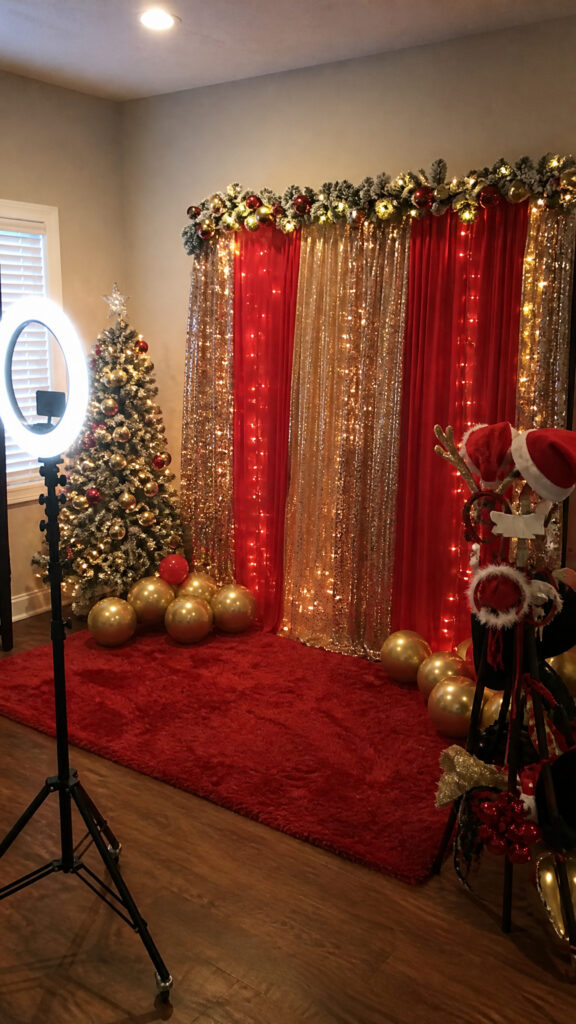 Create a Photo Booth with Holiday Props