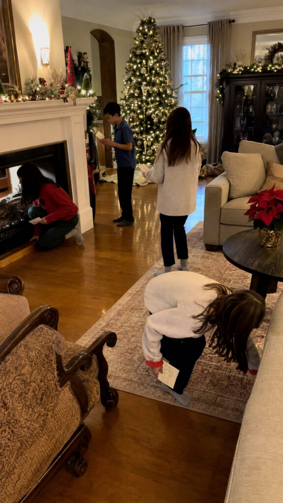 Design a Christmas Scavenger Hunt