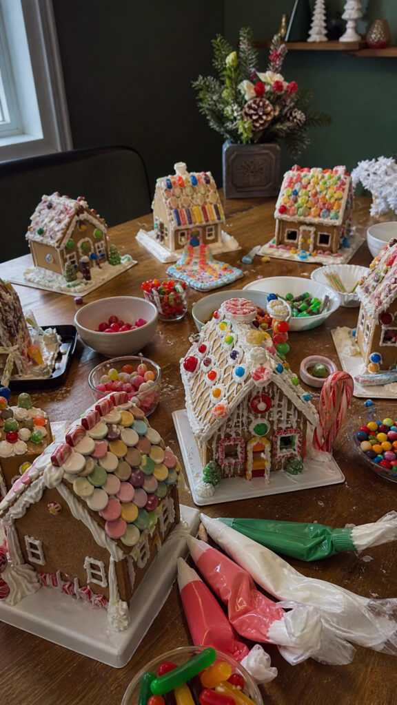 Set Up a Gingerbread House Decorating Contest