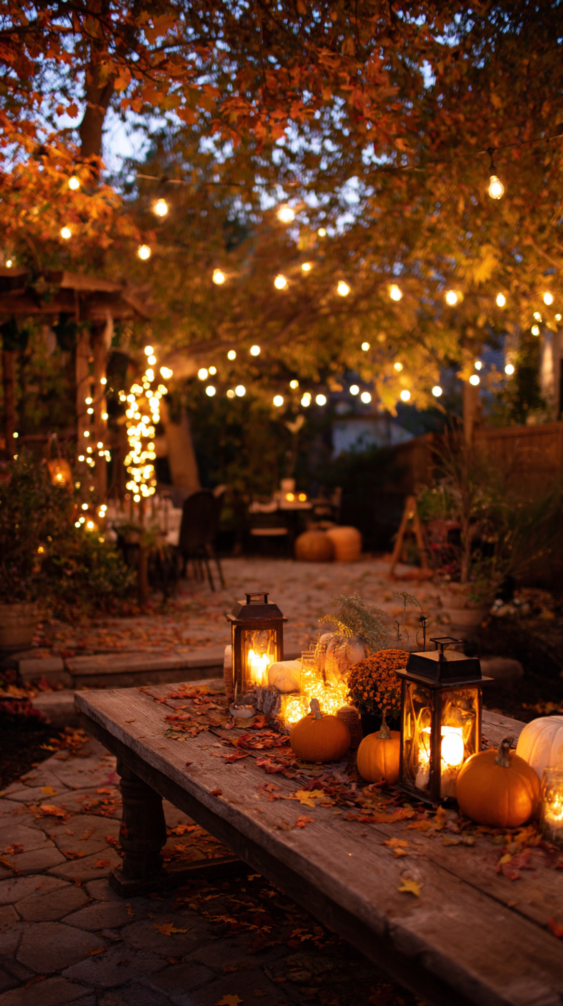 How I Set the Tone for a Cozy Fall Party Outside - Image 2