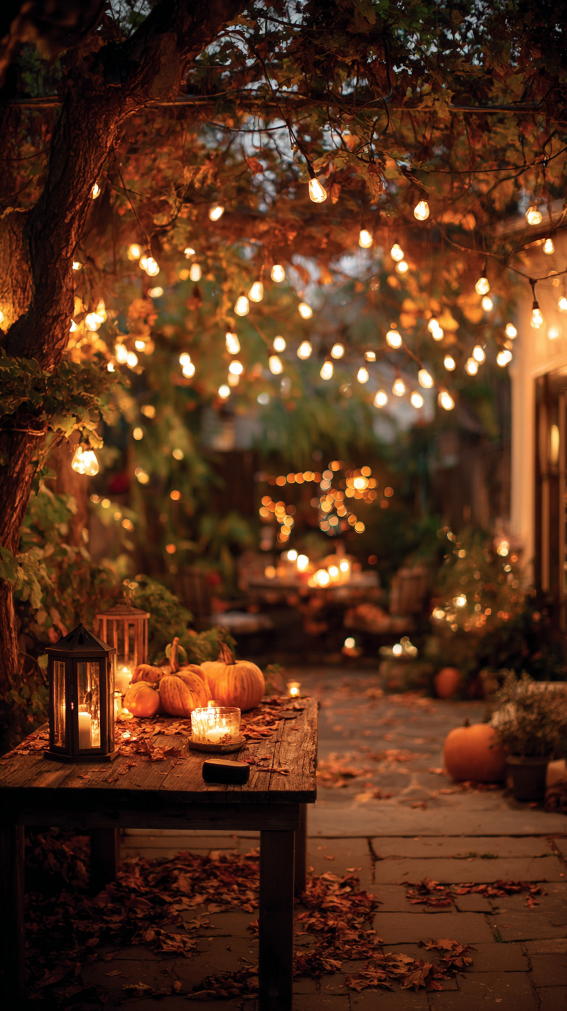 How I Set the Tone for a Cozy Fall Party Outside - Image 3