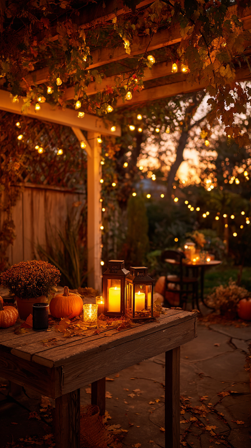How I Set the Tone for a Cozy Fall Party Outside - Image 1
