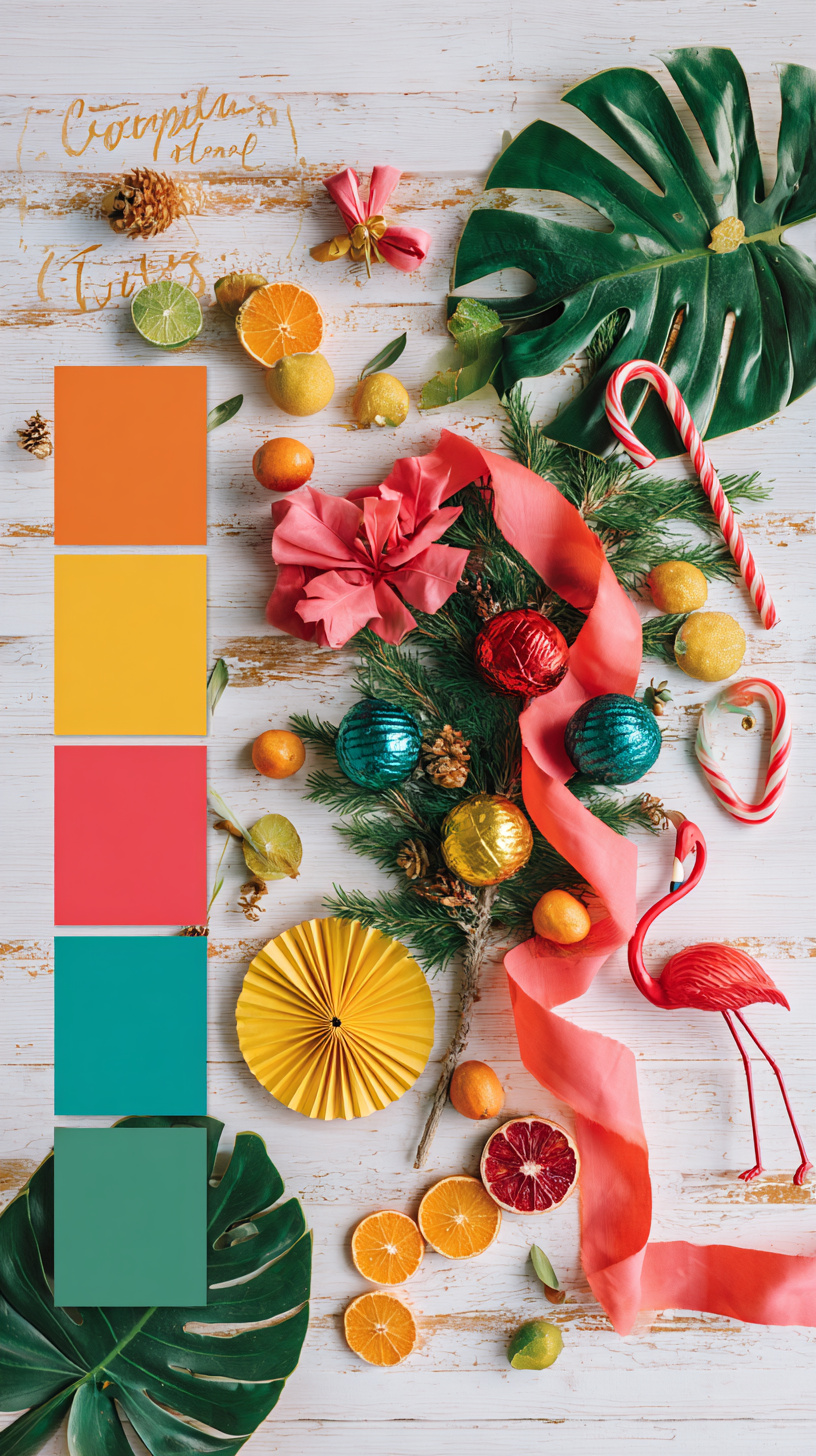 How to Style a Summer Christmas Color Palette - Image 2