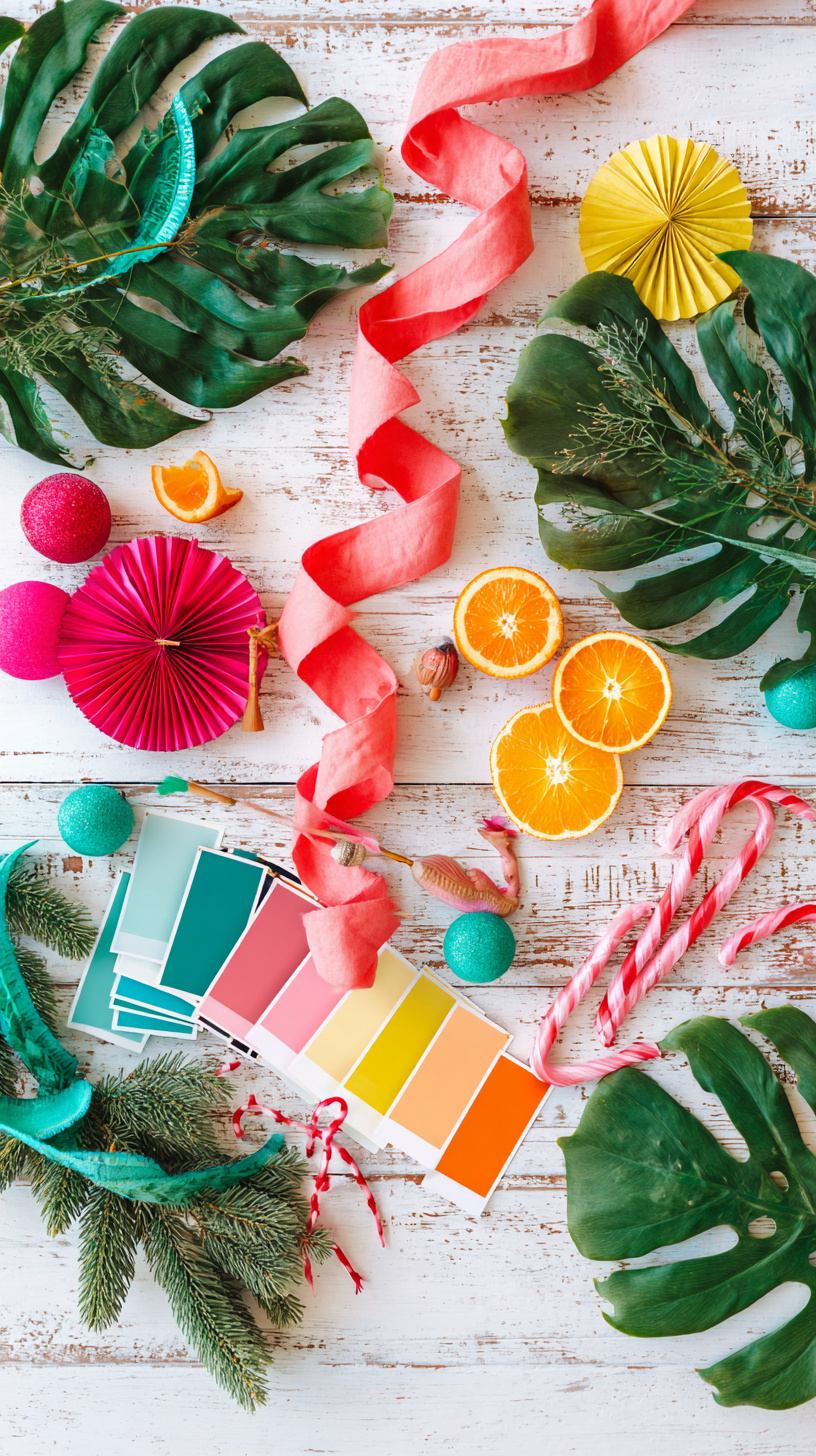 How to Style a Summer Christmas Color Palette - Image 1
