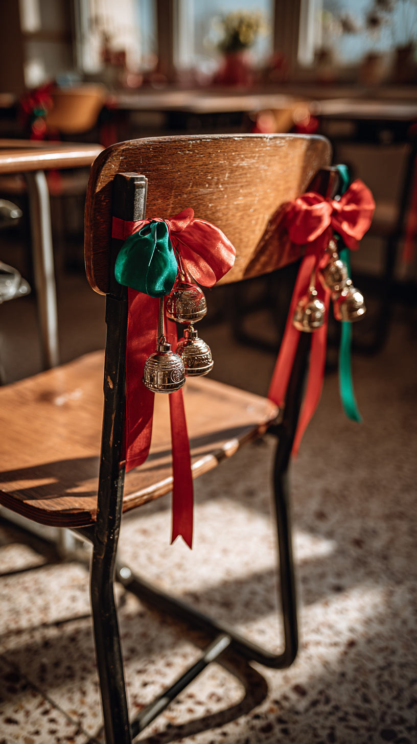 Jingle Bell Chair Ties - Image 1