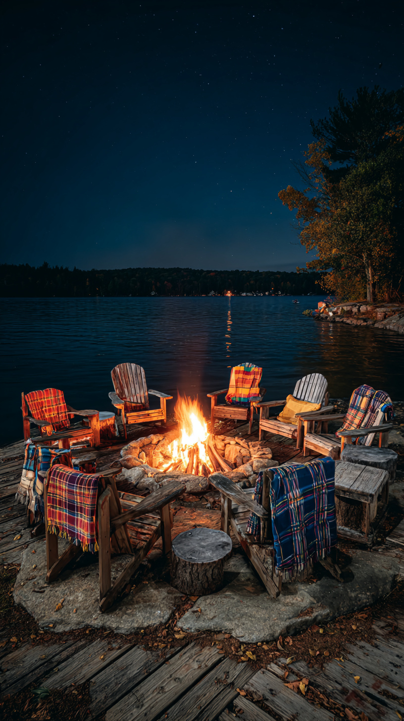 Lakeside Bonfire Seating Circle - Image 1
