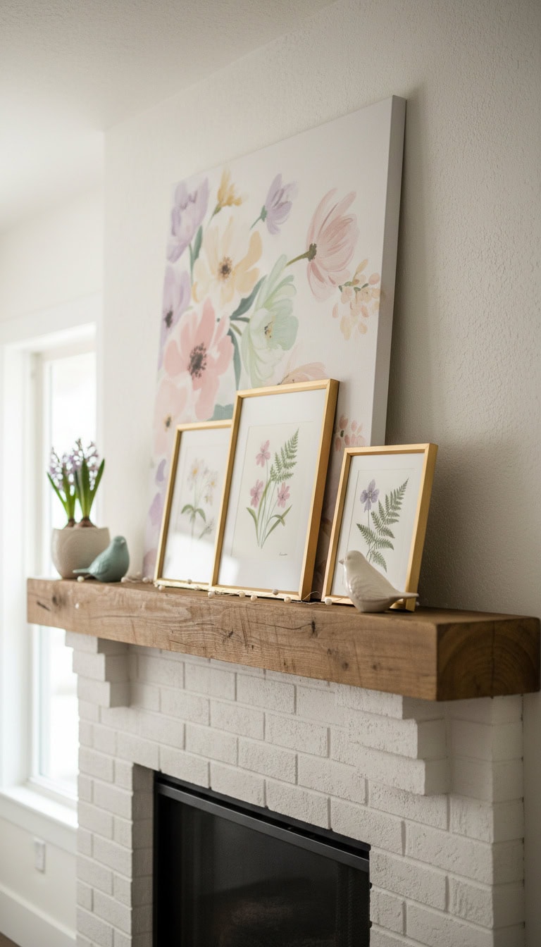 Leaning Pastel Art Piece