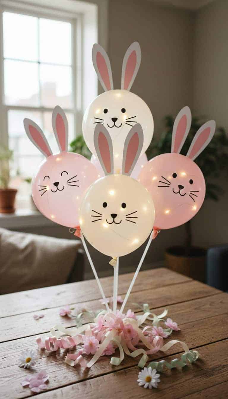 LED Bunny Balloon Bouquets