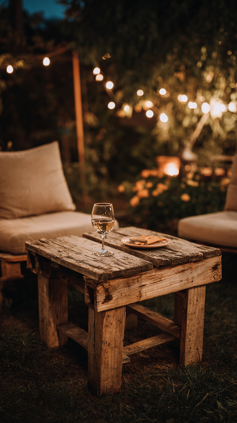 Low Wooden Side Tables - Image 1