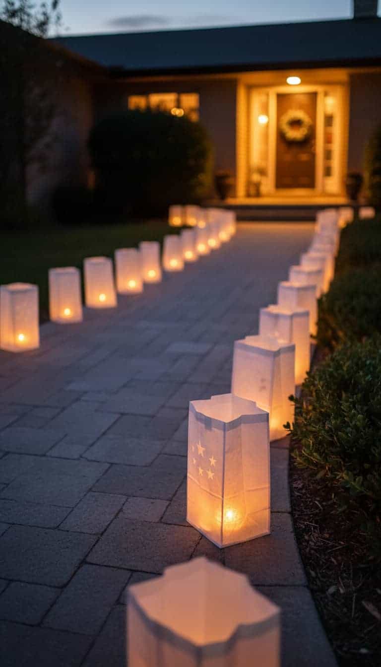 Luminaria Bag Walkway