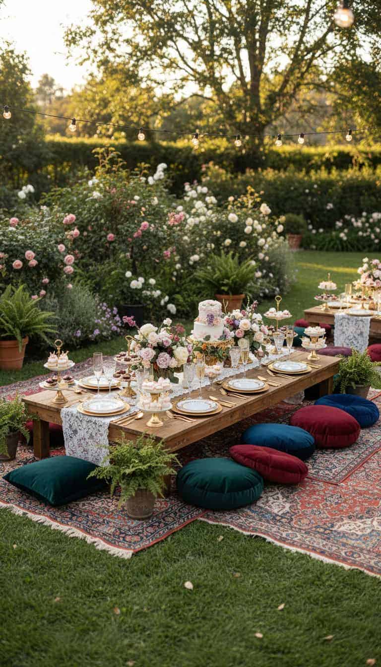 Luxury Picnic Setup and Garden Party Magic