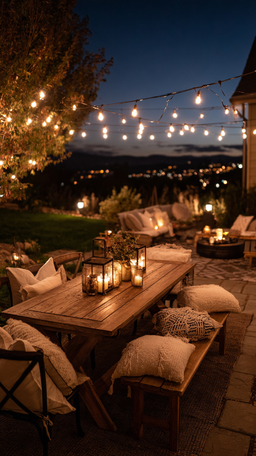 Make Seating and Lighting Feel Cozy After Sunset - Image 1