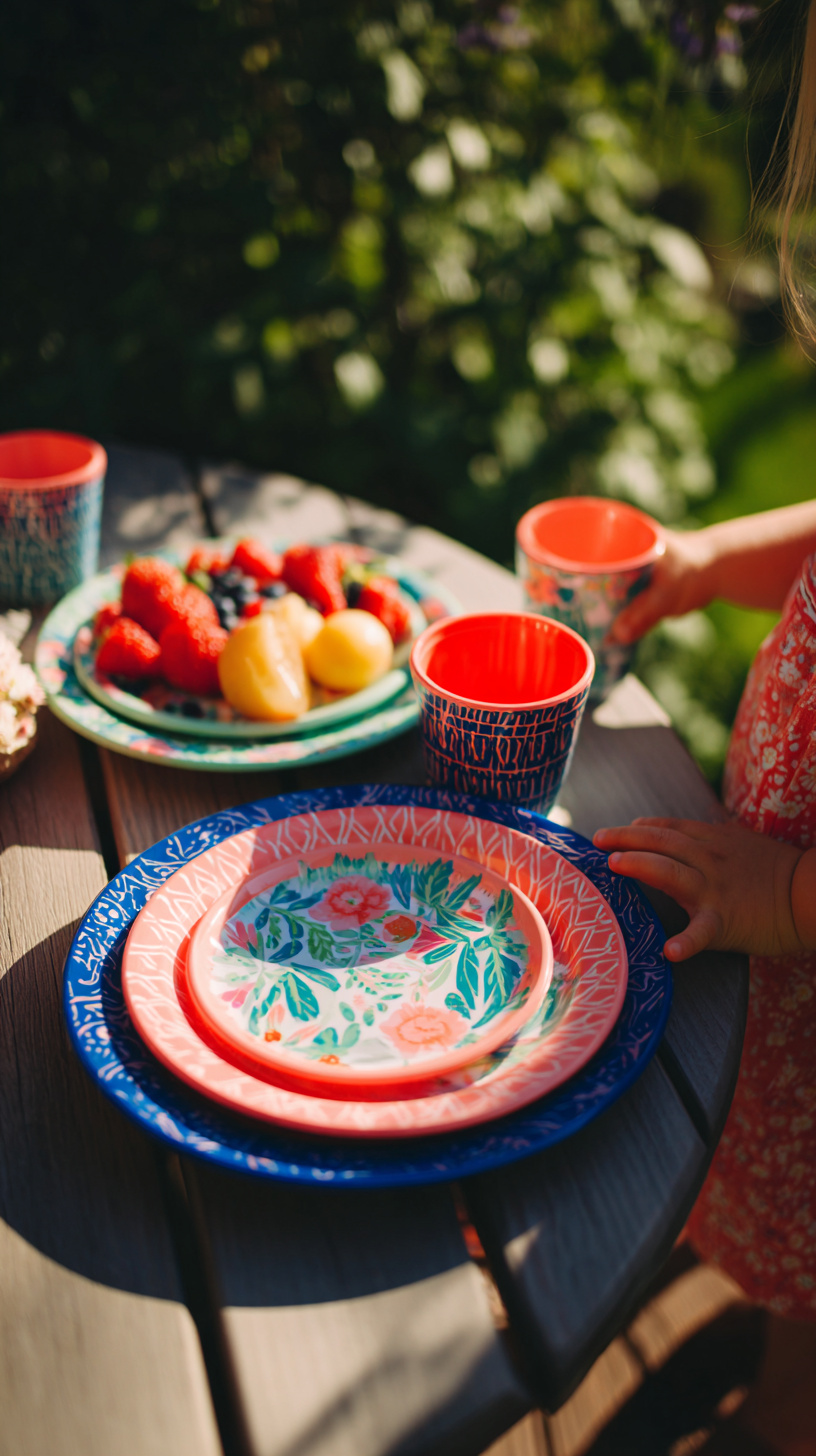 Melamine Plates and Cups - Image 2