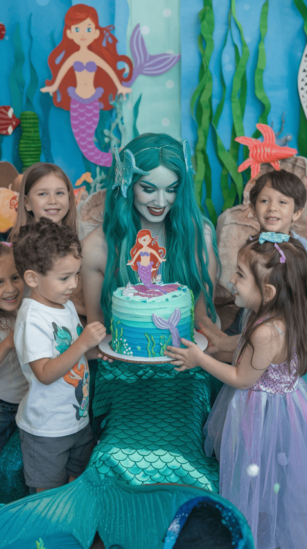 How We Created a Magical Mermaid Theme Birthday Party - Good Mom Living