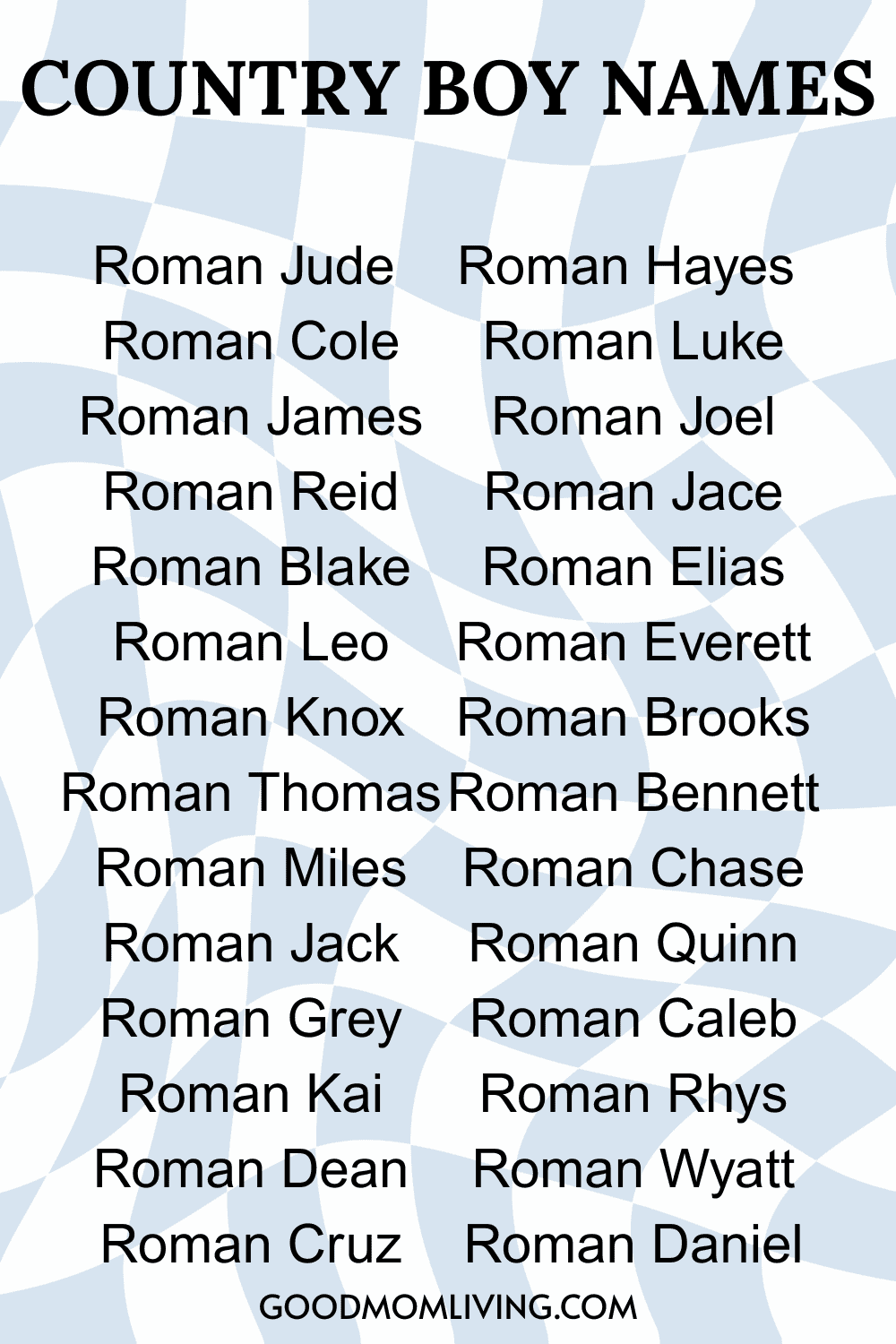 Middle Name Ramon The Kind of Middle Names That Give Roman Even More Presence - Good Mom ...