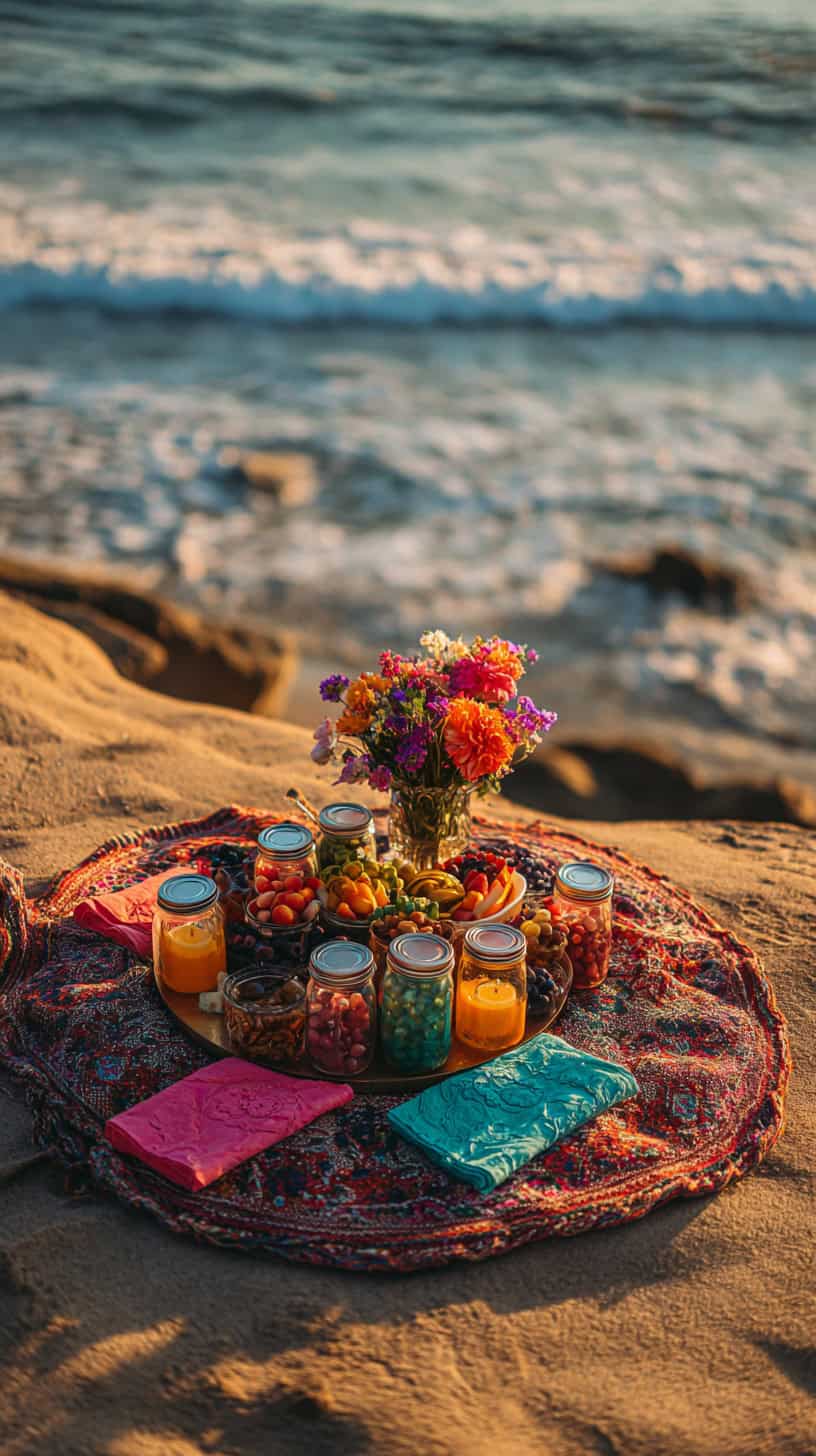 Mini Beach Picnic Setup - Image 2