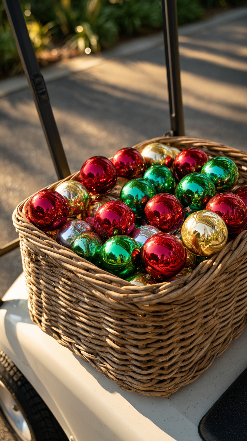 Mini Ornament Basket Display - Image 1
