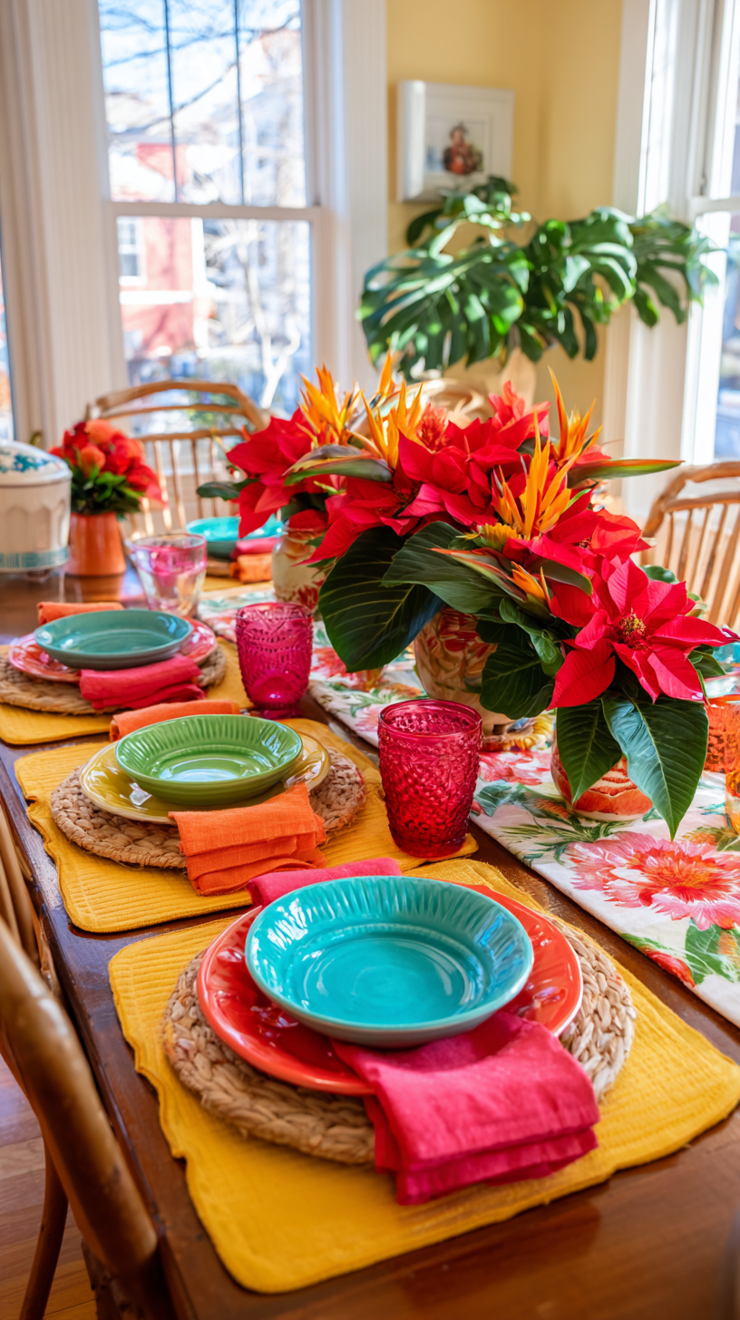 Mix Red, Green, and Summer Colors for a Fresh Look - Image 2