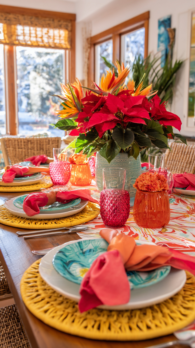 Mix Red, Green, and Summer Colors for a Fresh Look - Image 1