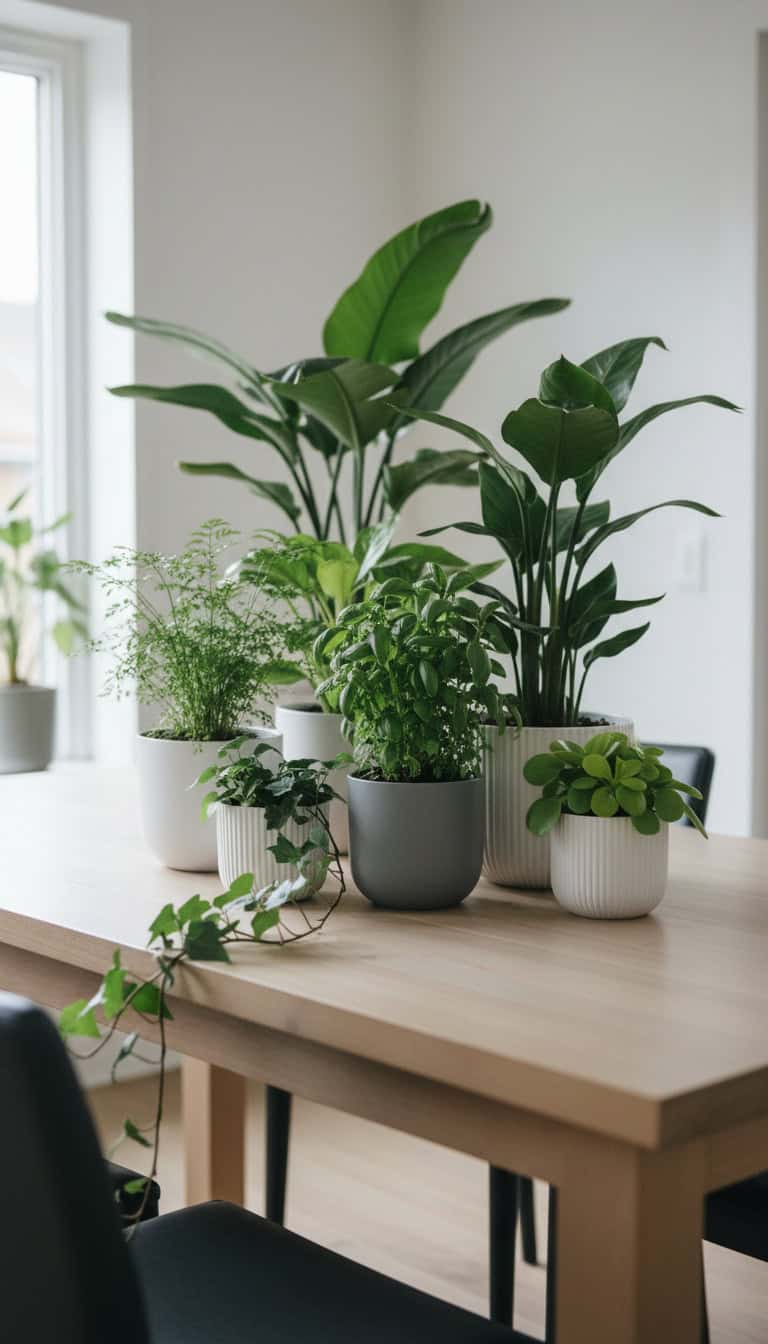 Natural Greenery Pot Cluster