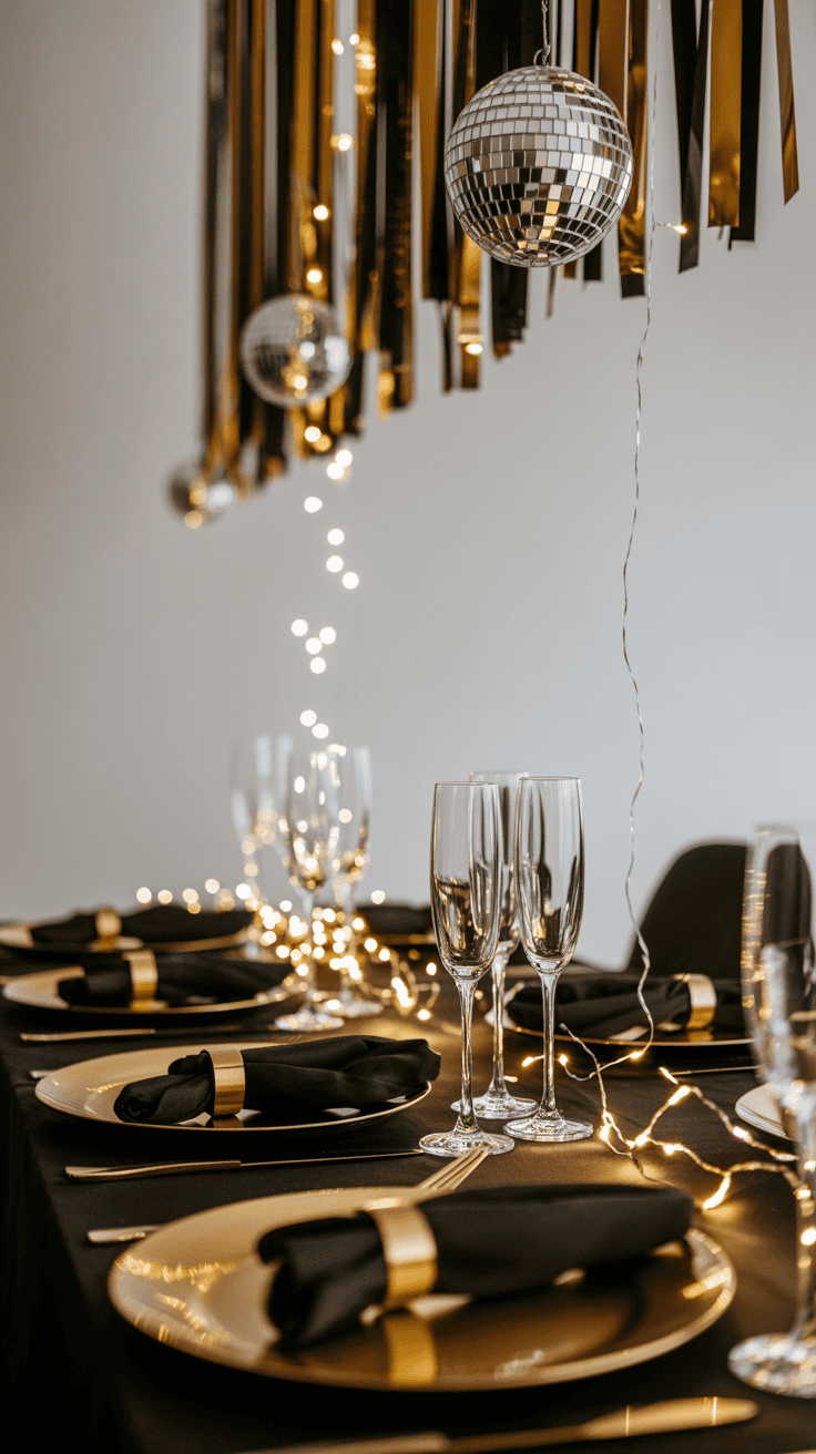 How To Style New Years Eve Table Setting Ideas For a Fun Look - Good ...